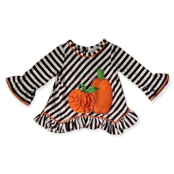 EUC Pumpkin Applique Tunic Top - Picture 1 of 3
